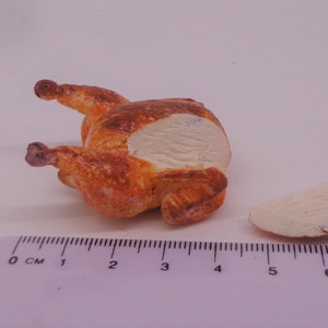 1:6 Scale ,1;12 Scale Roasted Turkey Dolls House Miniature Food