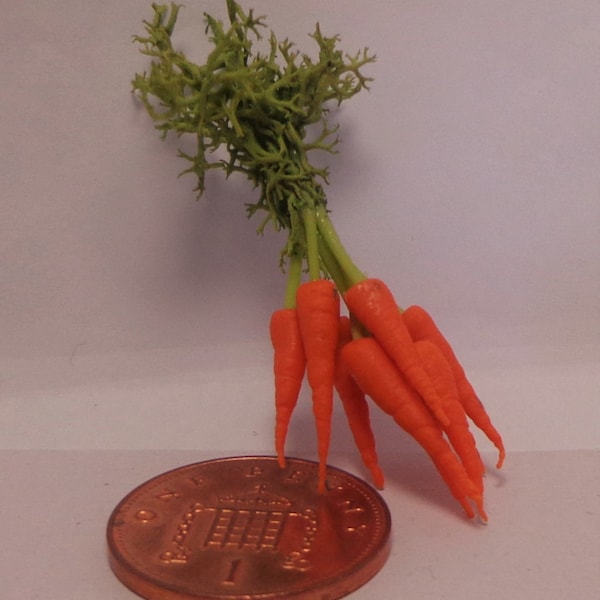 1:12 Scale 0ne Bunch Of Carrots