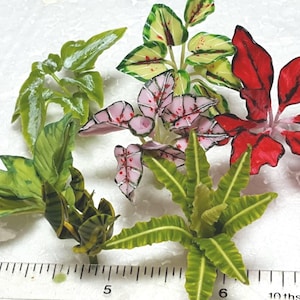 1;12 Scale Hand make Plant Dolls House Miniature Garden