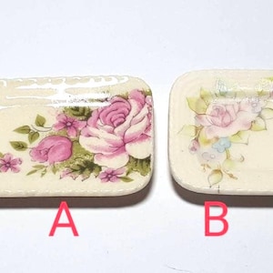 1 X Ceramic Plate 1:12 Scale Dolls House Kitchen Accessory