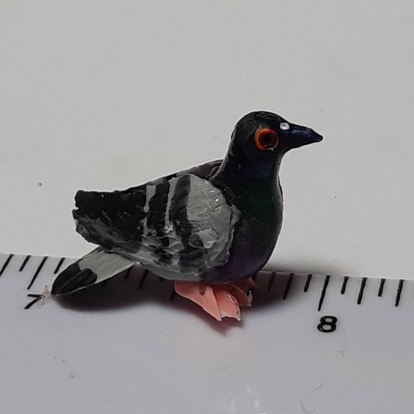 Dolls house miniature Pigeon , Dove