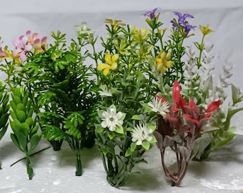 1:12 Scale Plastic Plants Dolls House Miniature Garden . Plant