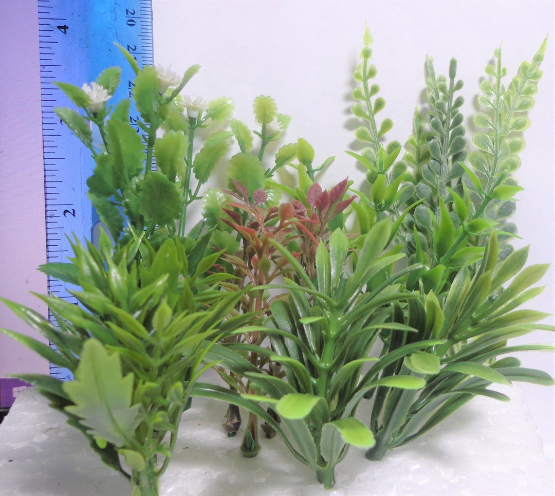 112 Scale Plastic Plants Dolls House Miniature Garden . Plant Etsy