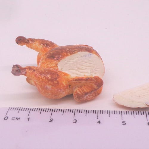 Échelle 1:6, nourriture miniature pour maison de poupée de dinde rôtie à l'échelle 12