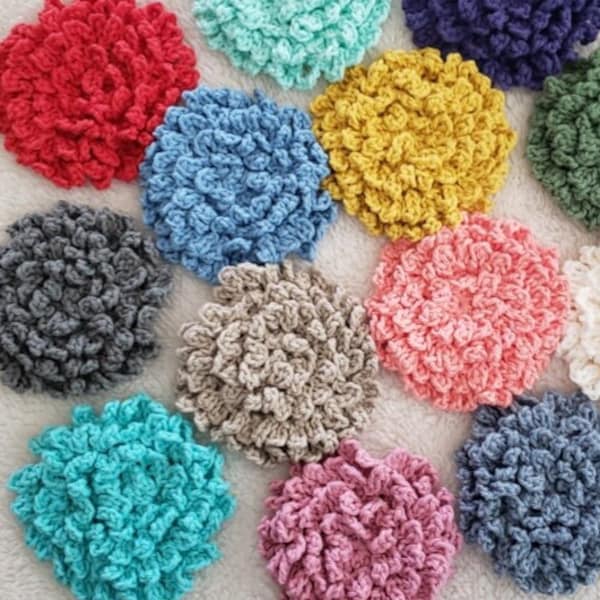 Cotton Peony Face/Body Scrubbies