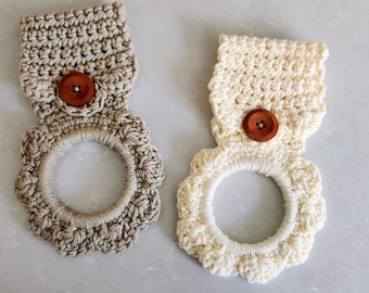 Crocheted Towel Holder