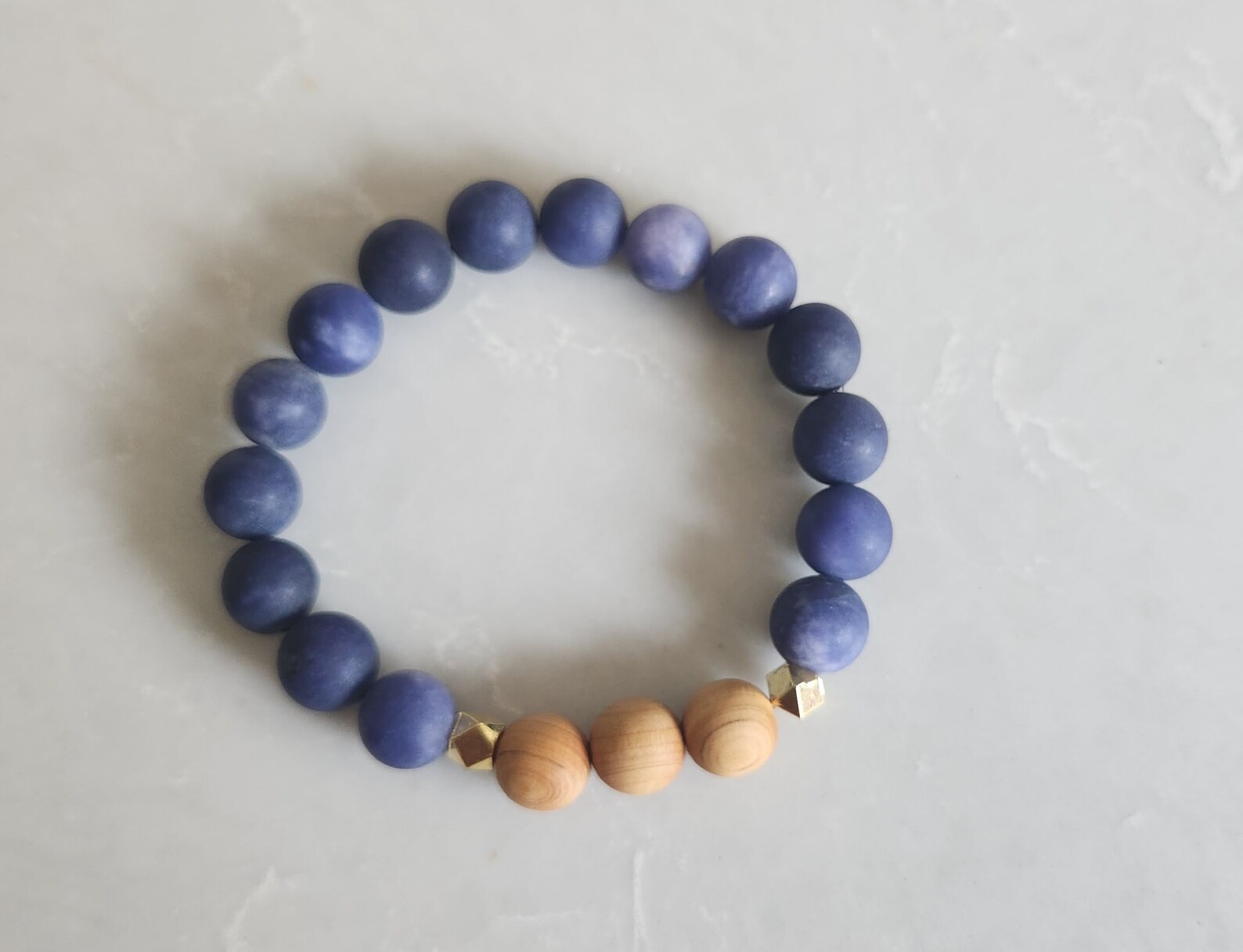 Rosewood & Persian Blue Agate Diffuser Bracelet - Etsy