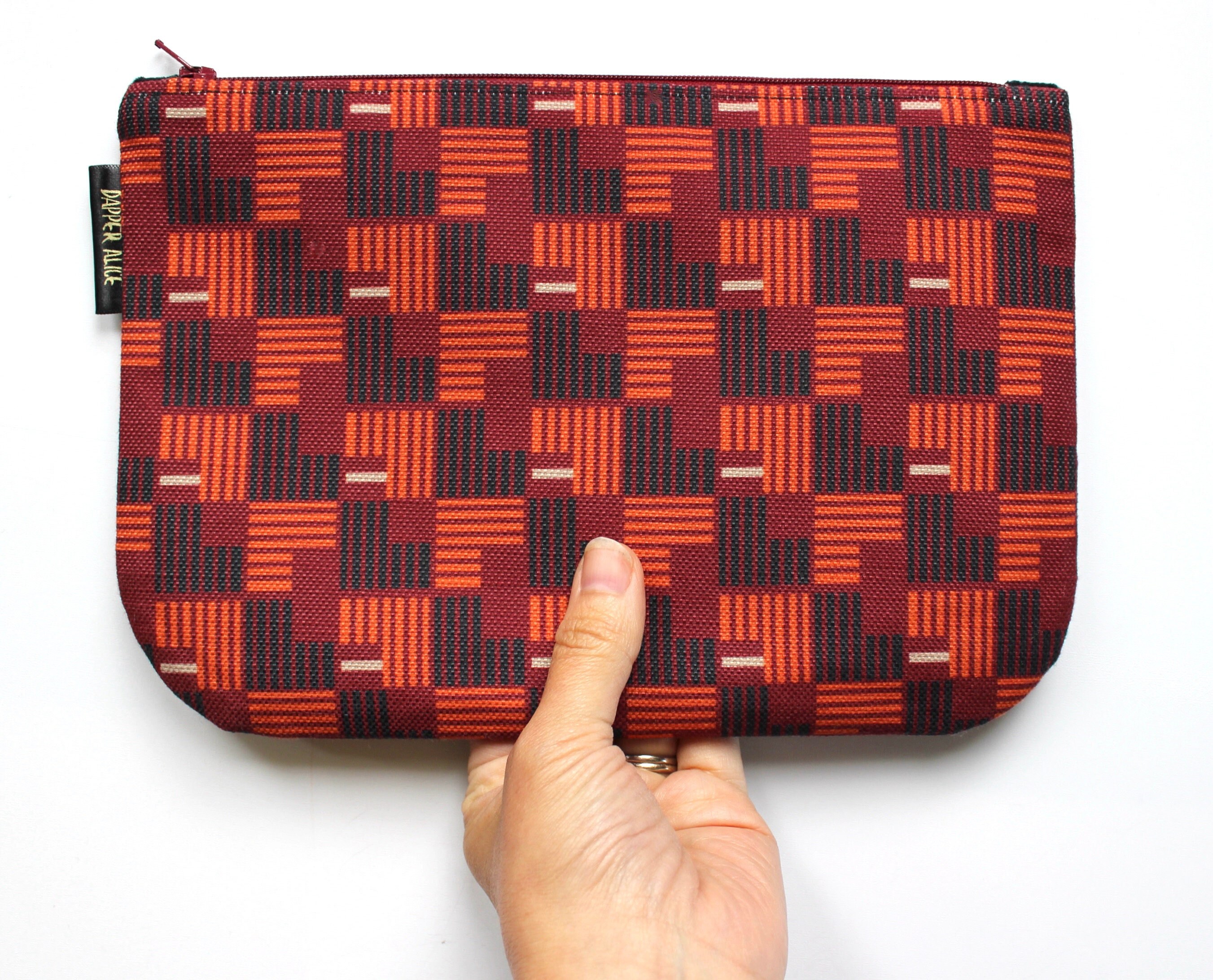 Geometric Subway Moquette Style Makeup Bag Zipper Pouch or - Etsy