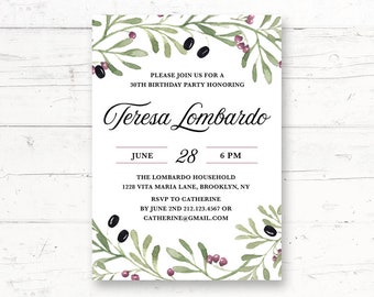 greek invitation etsy