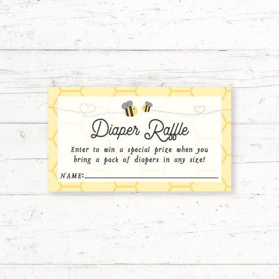 Bumblebee Youngster Shower Diaper Raffle Ticket, Printable Diaper Raffle Ticket, Immediate Obtain photograph regarding Printable Diaper Raffle Tickets known as Bumblebee Boy or girl Shower Diaper Raffle Ticket, Printable Diaper Raffle Ticket, Instantaneous Down load