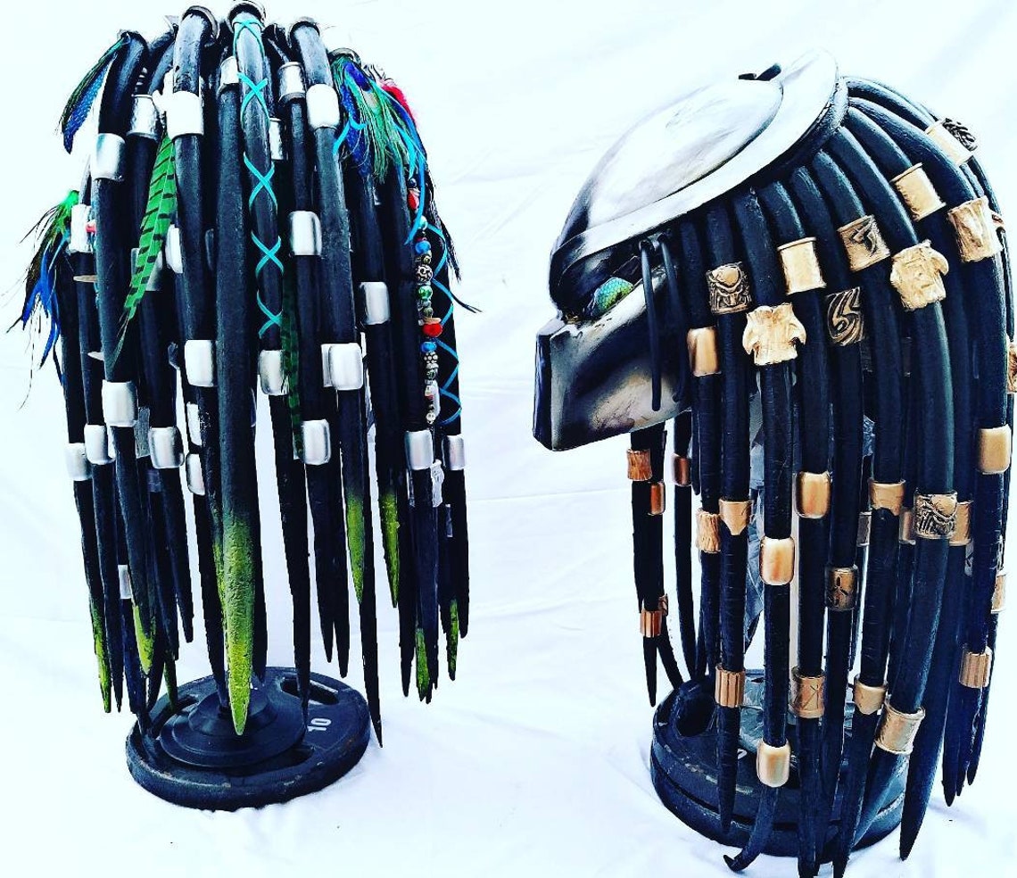 Tribal style Jungle Hunter Predator mask Etsy