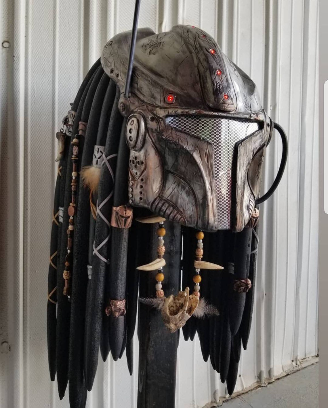 Ultimate Mandalorian/Predator mask Etsy