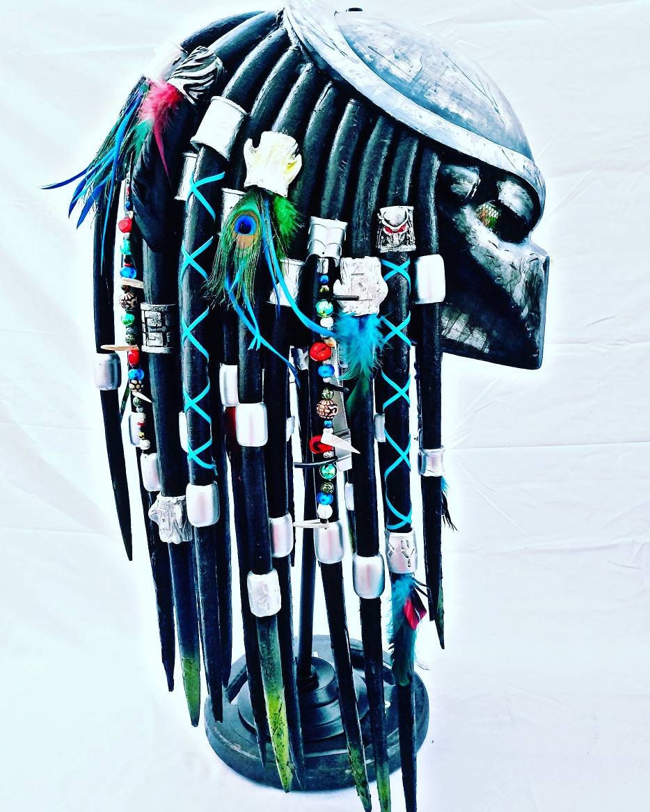 Tribal style Jungle Hunter Predator mask Etsy