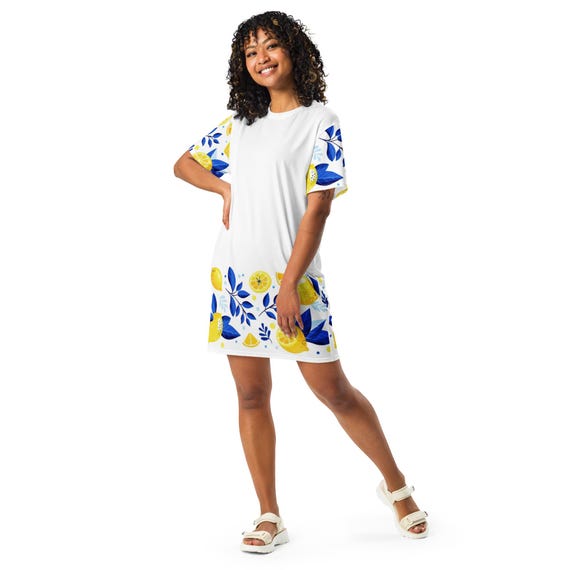 Lemon T-shirt dress