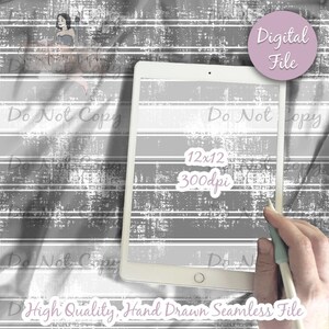 Distressed Stripes Seamless, Distressed Stripe Background, Grunge Seamless File, White Digital Backdrop, Coordinating Seamless File