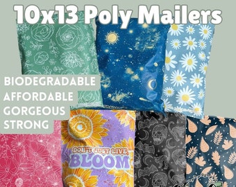 Poly Mailers 10x13, Shipping Bags for Small Business, Sustainable Products, Eco Friendly Mailer, Biodegradable Packaging, Office Supplies