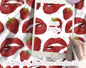 Strawberry Kisses Seamless