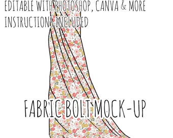 Download Mock Up Fabric Etsy