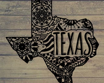 Download Texas Mandala Svg Etsy