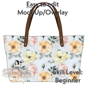 Handtasche Mock-Up / Geldbörse Mock Up / Digital Mock up für Handtasche / Tote Windeltasche / PNG / Anleitung inklusive