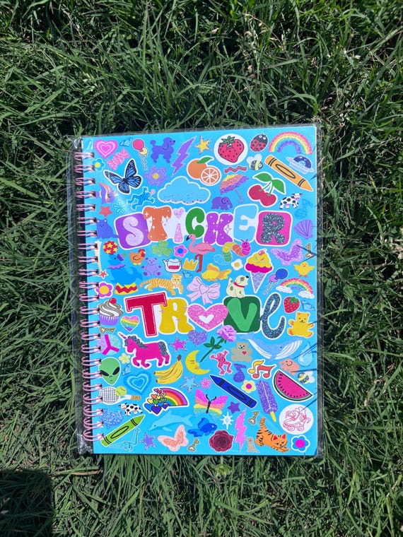 Adult Sticker Album, Sticker book for adults, Sticker book, Sticker Books Kids, Nostalgia Stickers, Cute Sticker Books, Girls Sticker Club