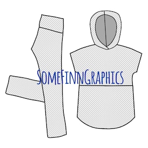 Outfit Mock-Up / Legging Mock Up / Digital Mock up for clothing, pants, kids, baby, adult / Photoshop and PNG / Instructions Included