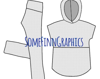 Outfit Mock-up / Legging Mock up 