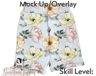 Shorts Realistic Mock-Up / Short Mock Up / Shorties Editable from mobile / Digital Mock up / png file / Instructions Included
