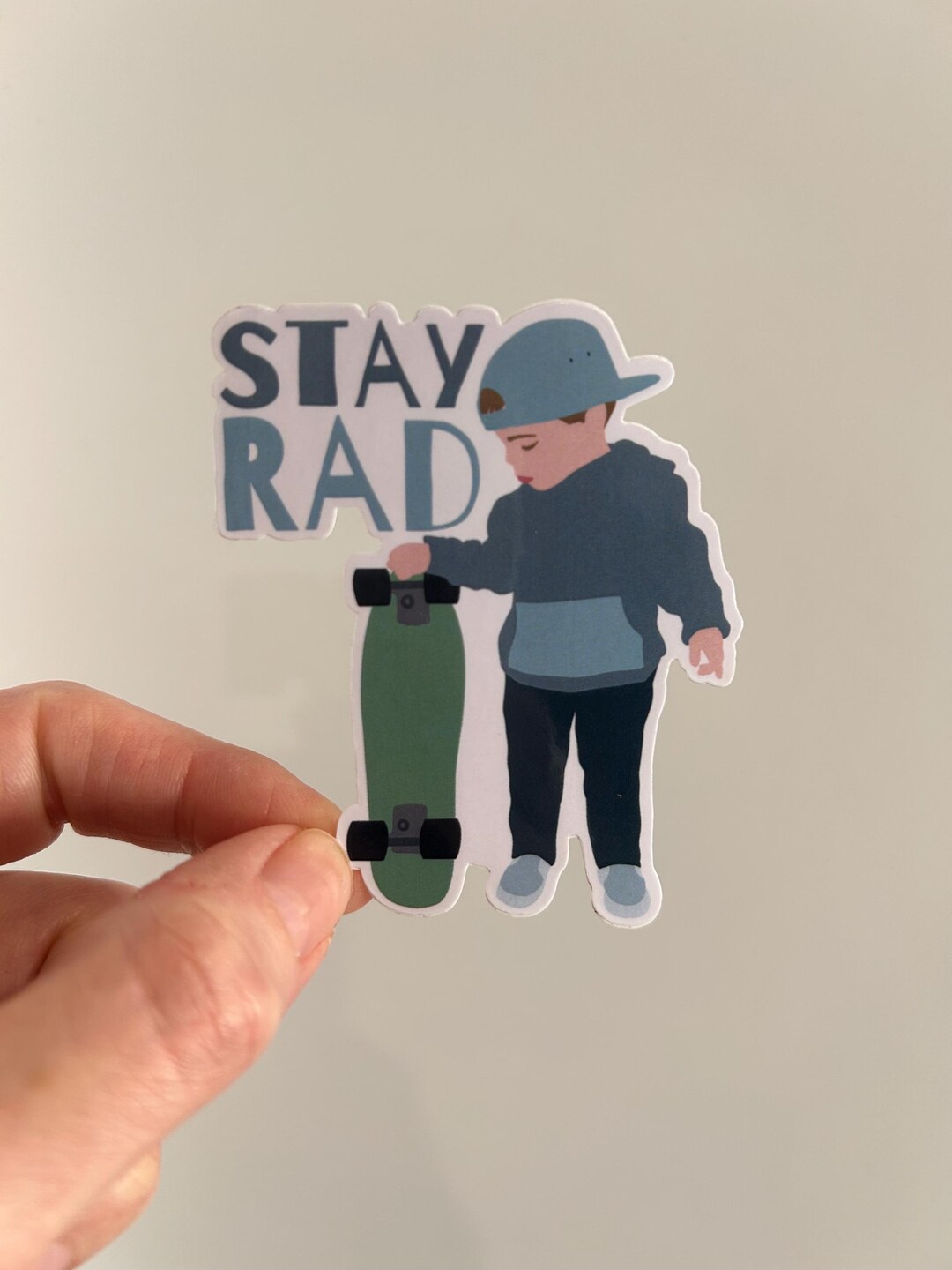 Rad Sitcker Stay Rad, Vinyl Sticker for Water Bottle, Trending Stickers, Dad ...