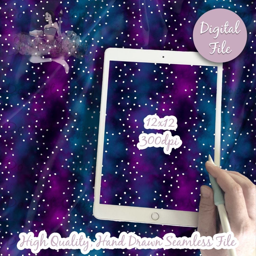 Galaxy Seamless Design //purple Pink and Blue Galaxy With Stars Pretty  Background for Fabric or Scrapbooking Paper -  Canada