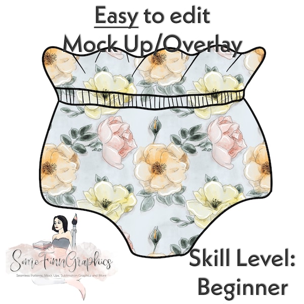 Ruffled Bloomer Bummies Mock-Up / Bloomers Mock Up / Digital Mock up for clothing baby toddler / PNG