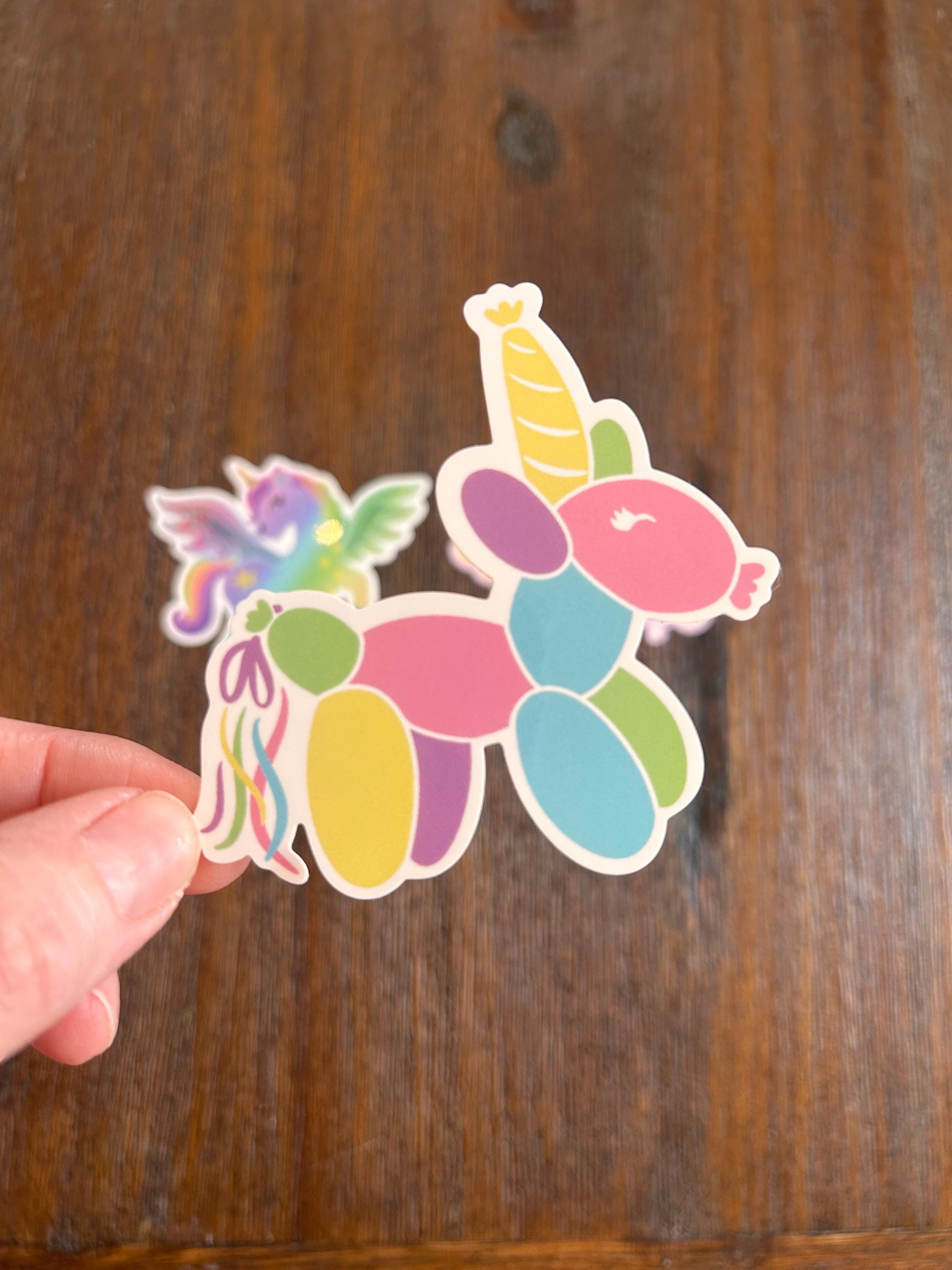 Rainbow Unicorn, Vinyl Sticker for Water Bottle, Trending Stickers ...