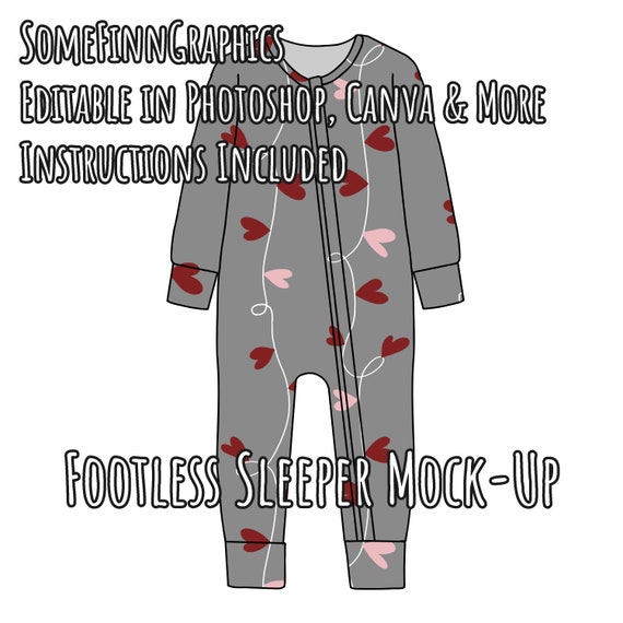Zip up footless sleepers new arrivals