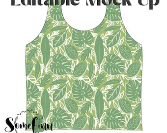 Tank Top Mock-Up / Ärmelloses Shirt Sommer Mock-Up / Digital Mockup Kleidung / PNG