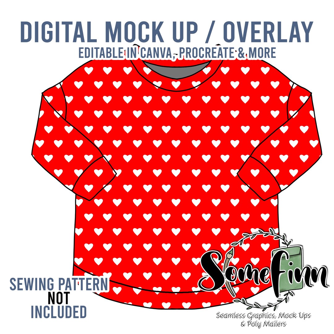 Mock-up di maglietta a maniche lunghe Mock-up di maglione con