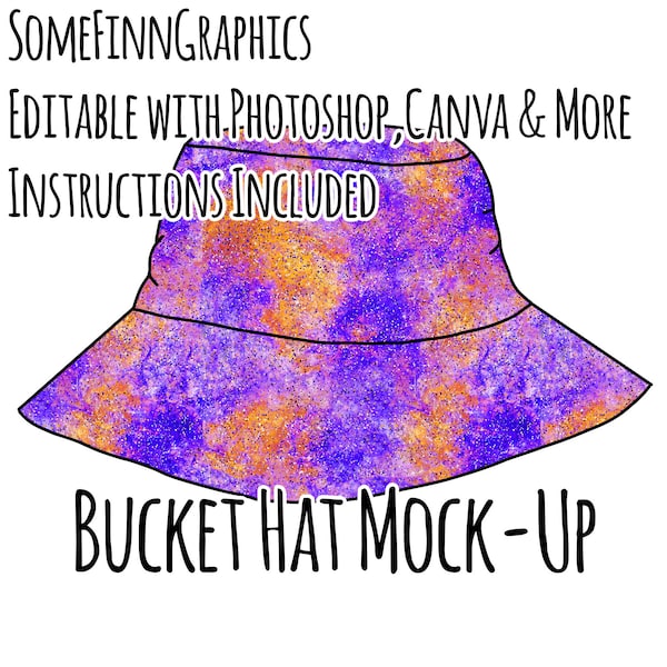 Bucket Hat Mock-Up / Mock Up / Digital Mock up / baby toddler kids cap / Photoshop and PNG / Instructions Included