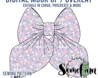 Bow Mock-Up / Bows Mock Up / Digital Mock up for hair bow / baby toddler kids bow / PNG