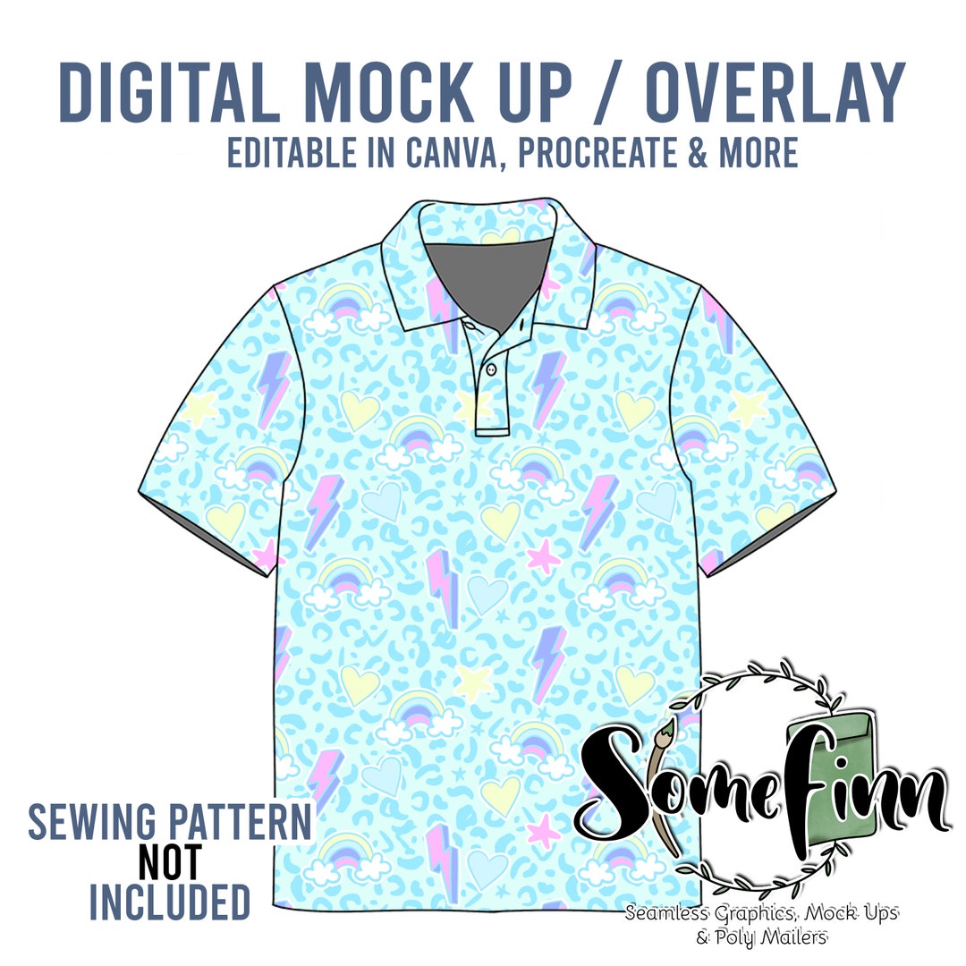 mock collar golf shirt