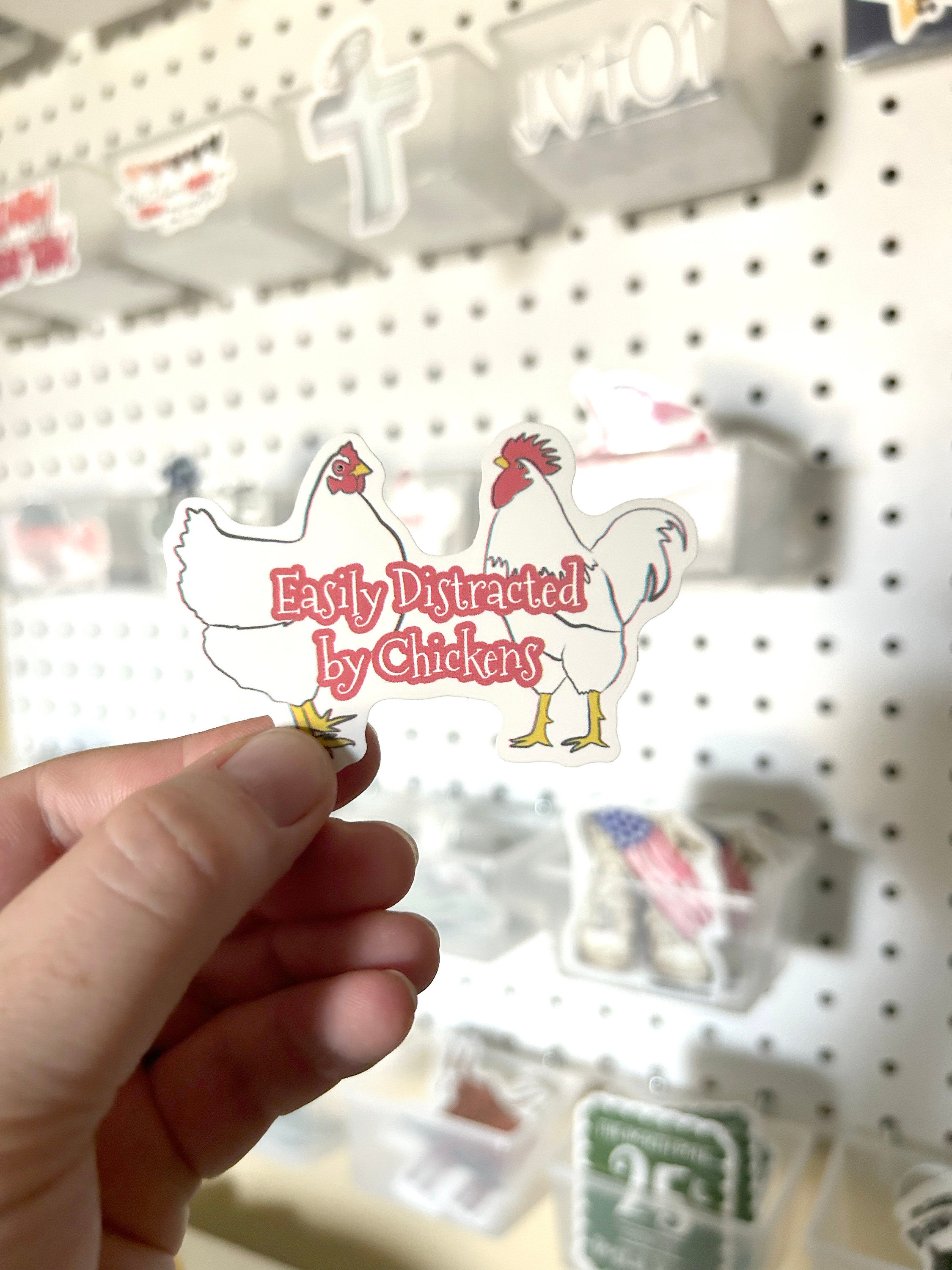 Chicken Stickers, Cute Chicken Sticker, Farm Stickers, Animal Stickers ...