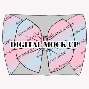 Bow Mock-Up / Bows Mock Up / Digital Mock up for bow headband / baby toddler kids bow / Photoshop and PNG / Instructions Included