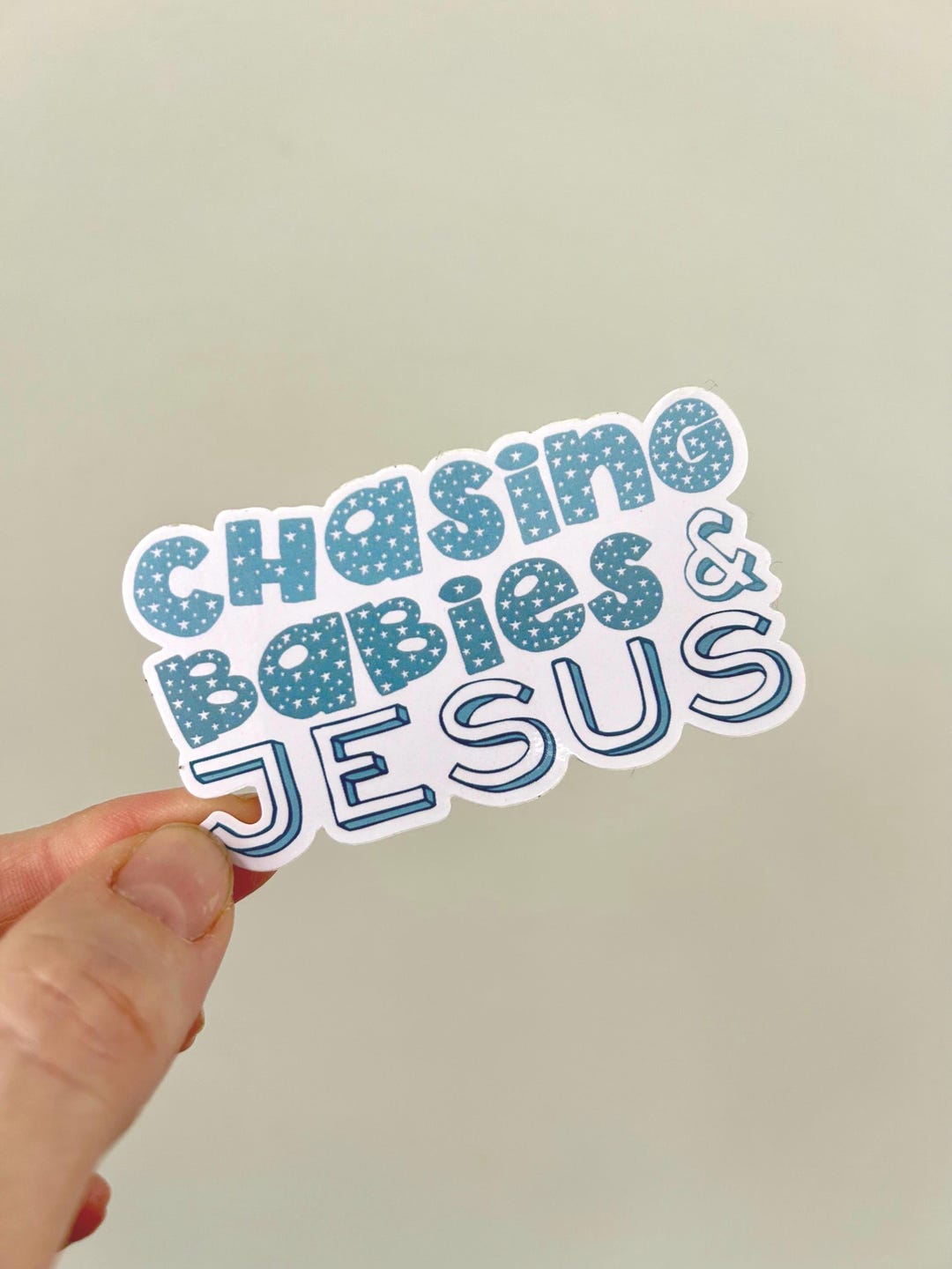 Paper Chasing Sticker Chasing Babies Sticker, Vinyl Sticker for Water Bottle, Trending ...