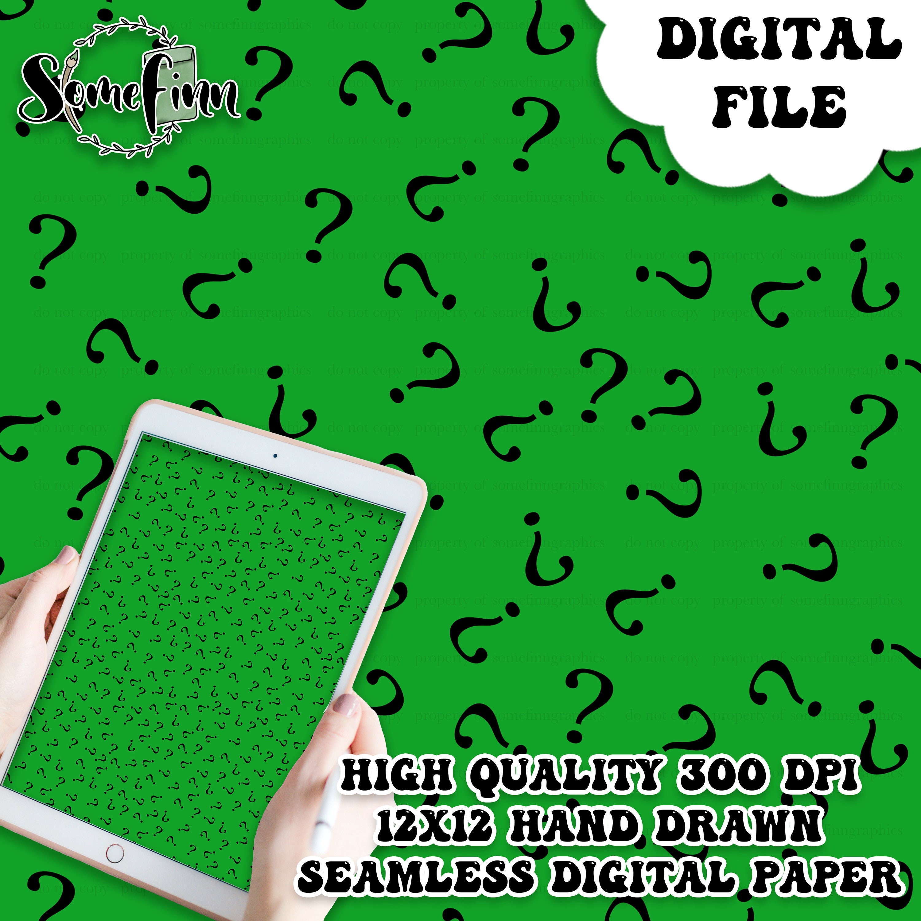 Riddler question marks - Etsy Österreich, image size:3000x3000