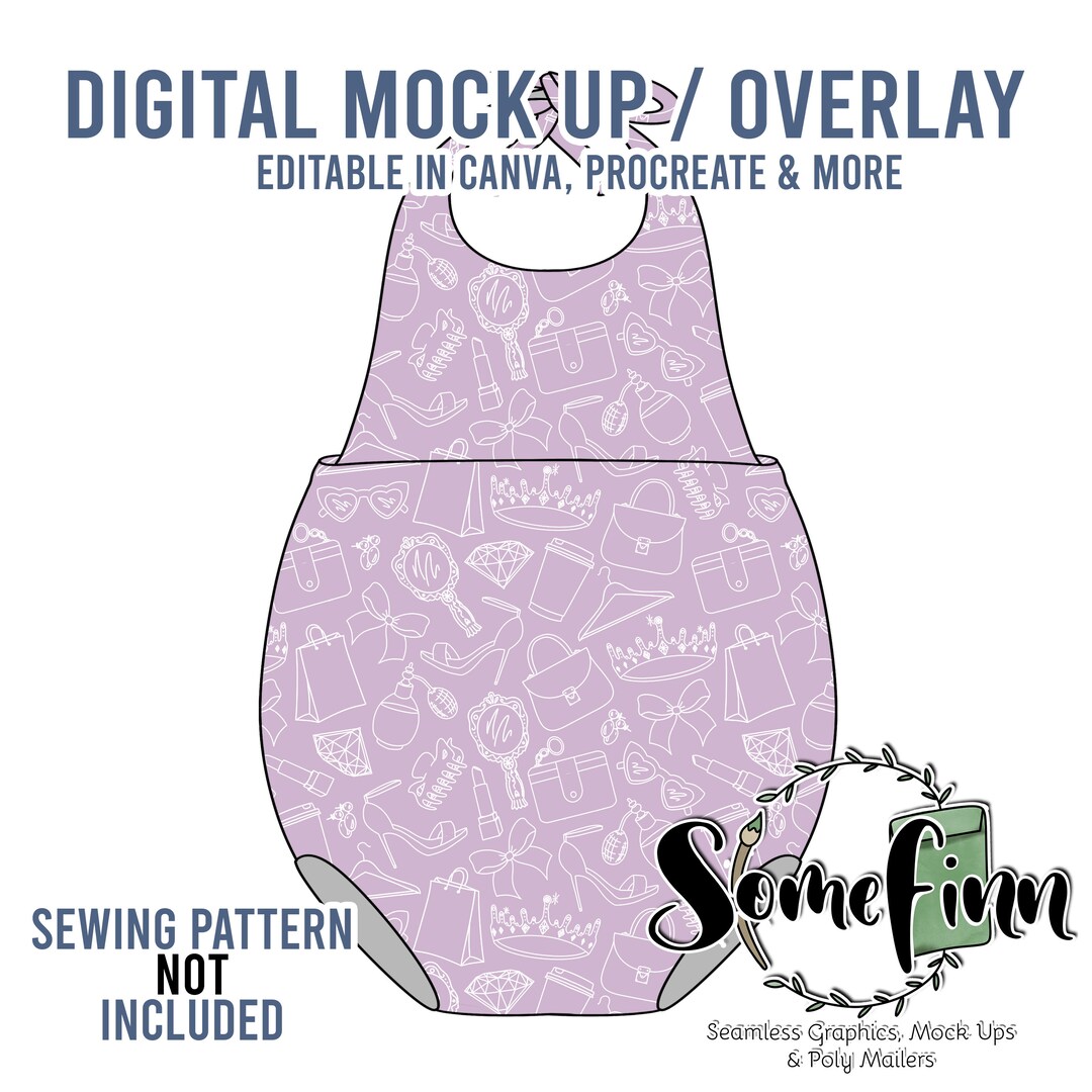 Bubble Romper Mock-up / Rompers Mock up / Digital Mock up for Clothing ...