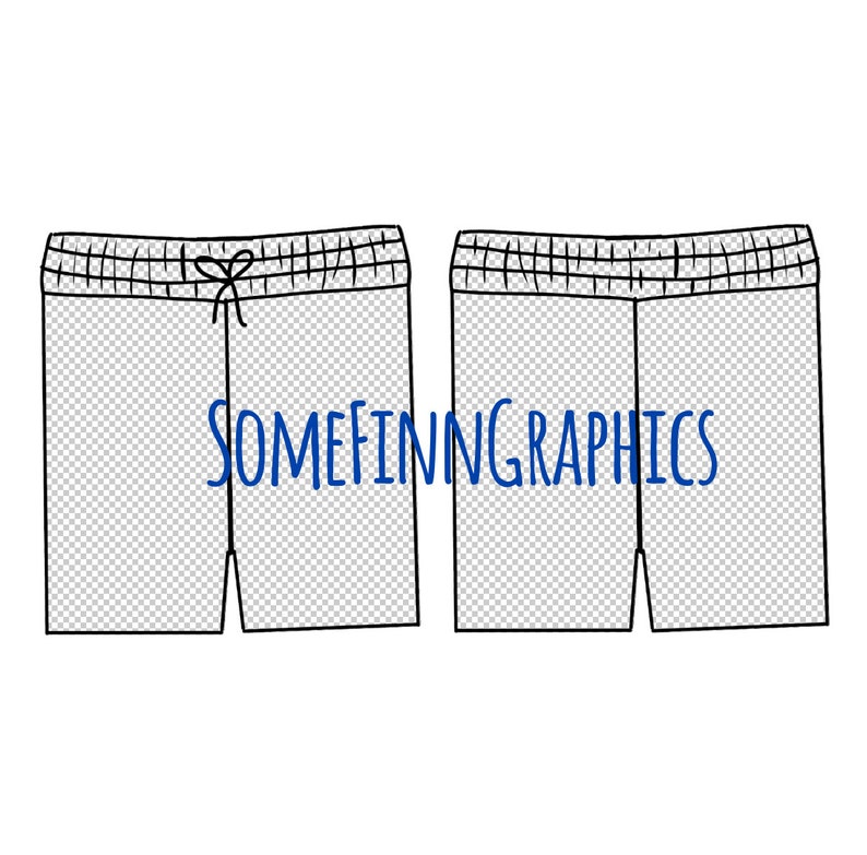 Board Shorts Mockup / Swim Suit Mock up / Digital Mockup for Etsy