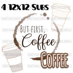 Coffee Sub Clip Art Bundle