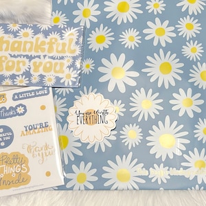 Milieuvriendelijke polymailerbundel, verzendzakken voor kleine bedrijven, polymailers voor kleding, polyester zakken, leuke verzendverpakking, bedankkaarten