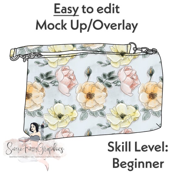 Pod Clutch Bag Mockup / Diaper Mock up / Digital Mock up for Etsy