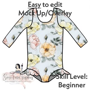 Swimsuit Mock-Up / Swim Suit Mock Up / Digital Mockup for clothing bathing suit / PNG / Instructions Included