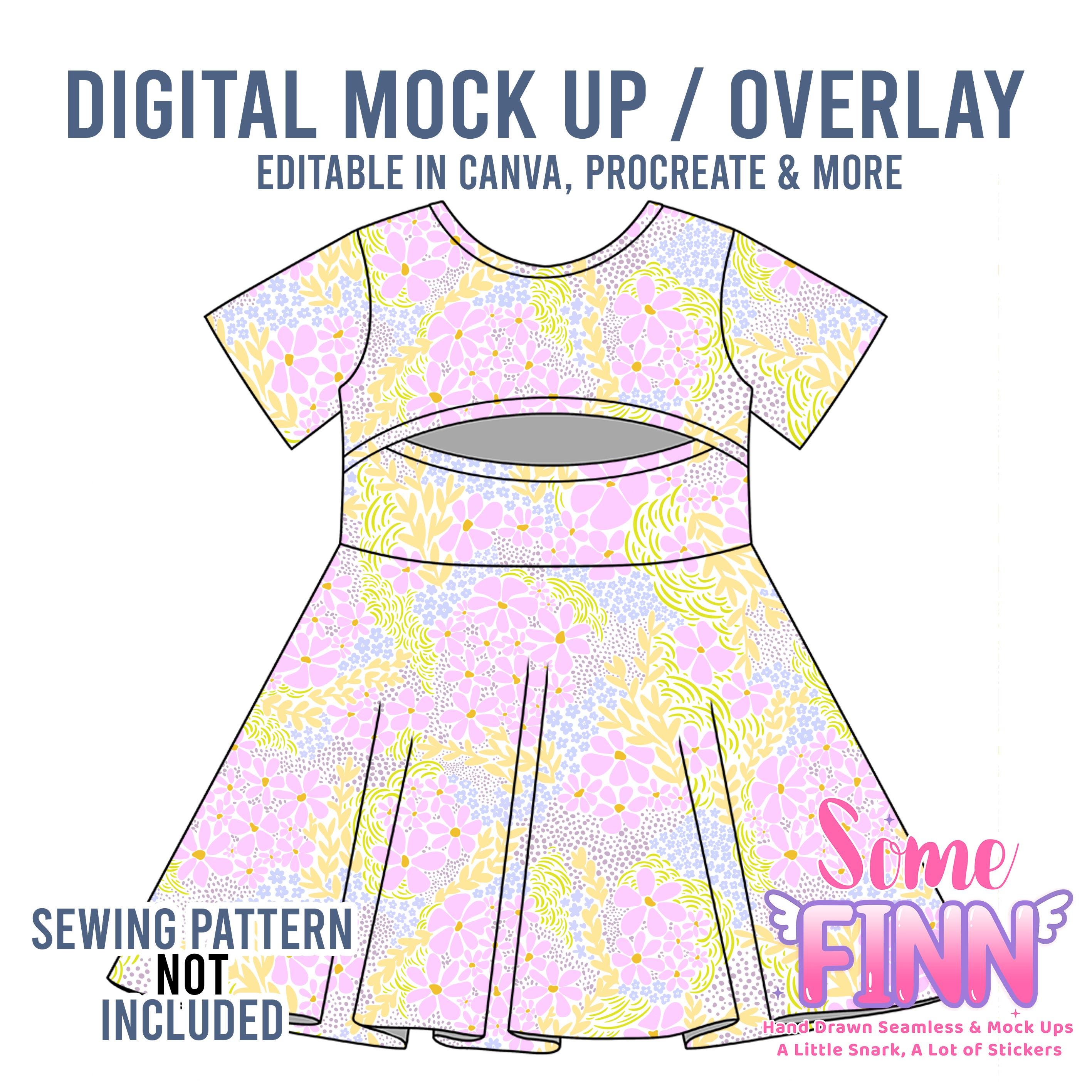 その他 Mamy Short Sleeve Dress Mock-up / Neck Tie Dress Mock up / Dress