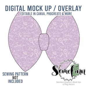 Bow Mock-Up / Bows Mock Up / Digital Mock up for hair bow / baby toddler kids bow / PNG